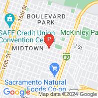 View Map of 1220 25th Street,Sacramento,CA,95816
